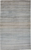 Milan Ombre Striped Rug, Misty Blue/Lilac, 9ft - 6in x 13ft - 6in Area Rug