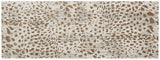 Waldor Metallic Animal Print Rug, Brown/Ivory, 2ft - 10in x 7ft - 10in, Runner