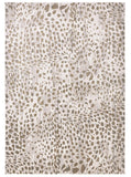 Waldor Metallic Animal Print Rug, Brown/Ivory, 6ft-7in x 9ft-6in Area Rug
