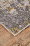 Waldor Metallic Abstract Rug, Gray/Taupe/Gold, 8ft x 11ft Area Rug