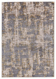 Waldor 3969F Machine Made Distressed Polypropylene / Polyester Rug