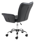 Zuo Modern Specify 100% Polyurethane, Plywood, Steel Modern Commercial Grade Office Chair Black, Chrome 100% Polyurethane, Plywood, Steel