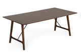 VIG Furniture Modrest Oritz Mid-Century Modern Walnut Dining Table VGMAMIT-5157