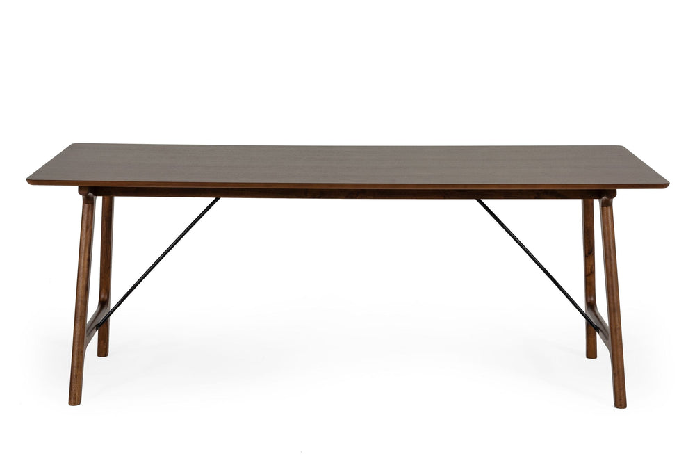 VIG Furniture Modrest Oritz Mid-Century Modern Walnut Dining Table VGMAMIT-5157