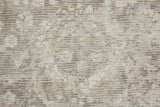 Reagan Distressed Ornamental Wool Rug, Beige/Natural Tan, 8ft x 8ft Round