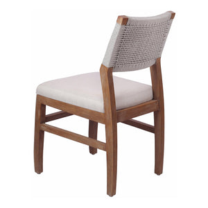 Pierre Rope Dining Chair - Set of 2 Gray