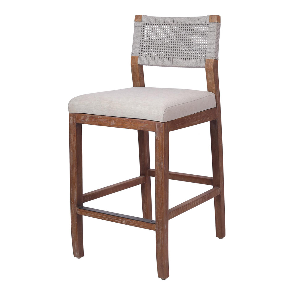 Pierre Rope Counter Stool Gray