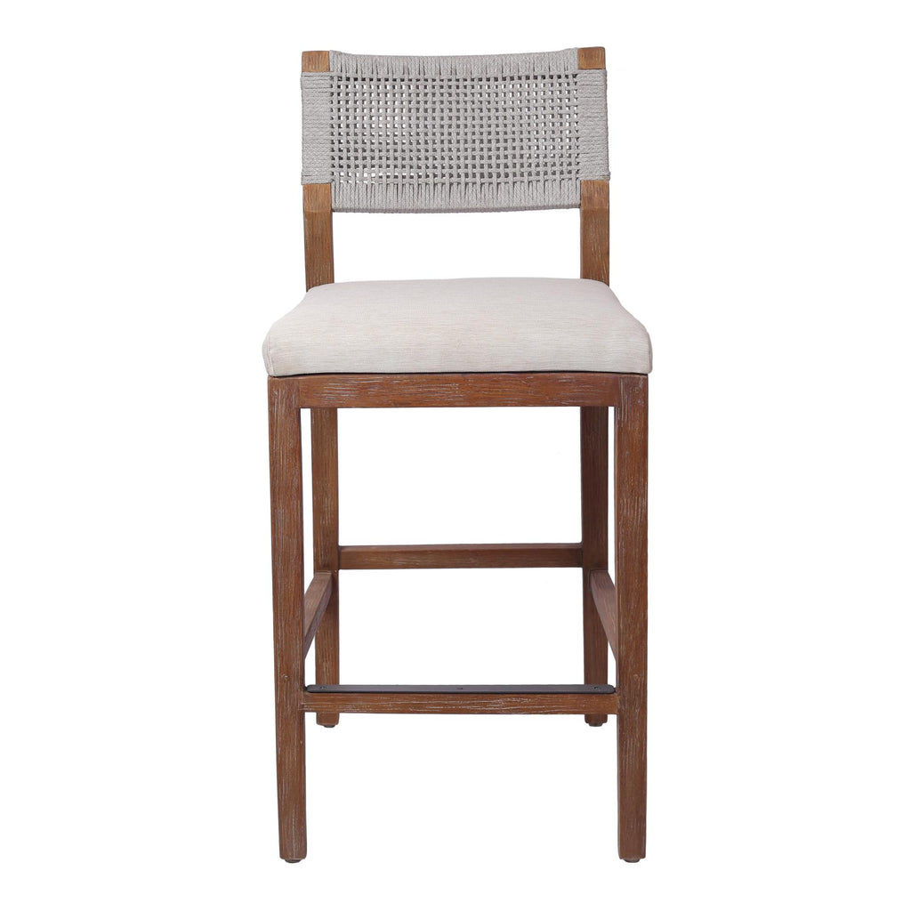 Pierre Rope Counter Stool Gray