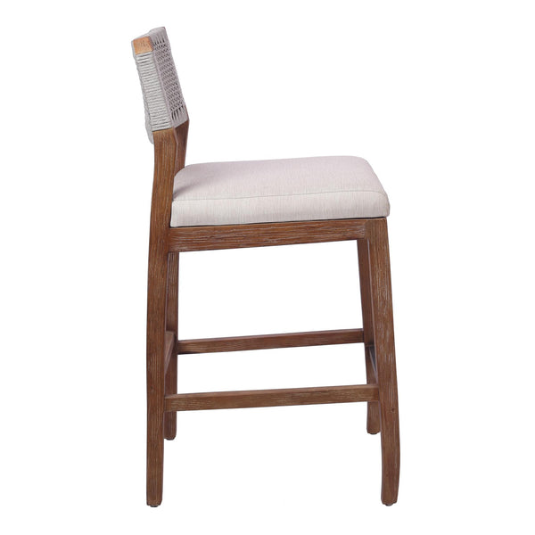 Pierre Rope Counter Stool Gray
