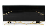 Modrest Legend Modern Black & Gold Dresser