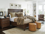 Silverado Walnut Creek Wood Panel Bed 6/6 King