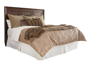 Silverado Walnut Creek Wood Panel Headboard 6/6 King