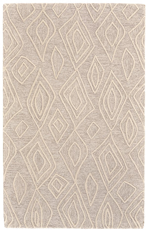 Enzo Modern Minimalist Wool Area Rug, Ivory/Natural Tan, 9ft-6in x 13ft-6in