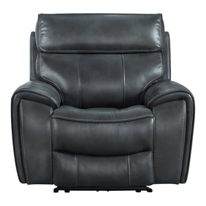 Intercon Summit Modern Dual-Power Recliner | Bolero Slate SI-RC-144DPR-SLT-C SI-RC-144DPR-SLT-C