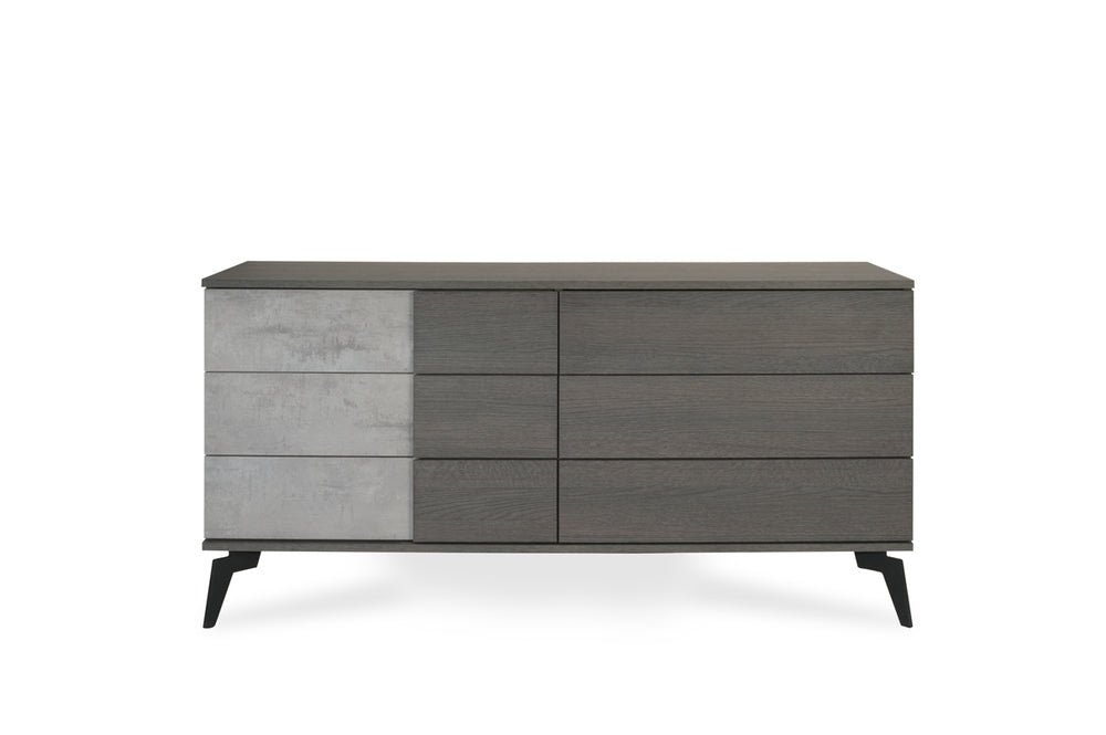 VIG Furniture Nova Domus Palermo Italian Modern Faux Concrete & Grey Dresser VGACPALERMO-DRS