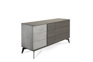 VIG Furniture Nova Domus Palermo Italian Modern Faux Concrete & Grey Dresser VGACPALERMO-DRS