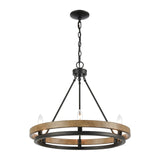 Ramsey 24'' Wide 6-Light Chandelier - Matte Black