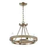 Ramsey 16'' Wide 4-Light Chandelier - Satin Nickel