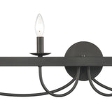 Williamson 35'' Wide 4-Light Vanity Light - Black