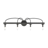 Williamson 35'' Wide 4-Light Vanity Light - Black