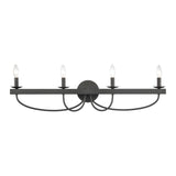 Williamson 35'' Wide 4-Light Vanity Light - Black