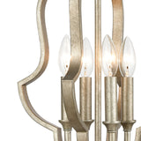 Lanesboro 12'' Wide 4-Light Pendant - Dusted Silver