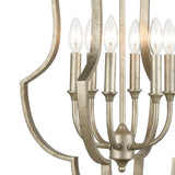 Lanesboro 18'' Wide 6-Light Pendant - Dusted Silver