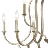 Lanesboro 34'' Wide 9-Light Chandelier - Dusted Silver