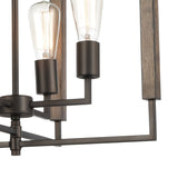 Zinger 20'' Wide 4-Light Chandelier - Oil Rubbed Bronze