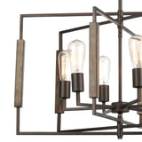 Zinger 28'' Wide 6-Light Chandelier - Oil Rubbed Bronze