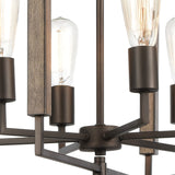 Zinger 28'' Wide 6-Light Chandelier - Oil Rubbed Bronze