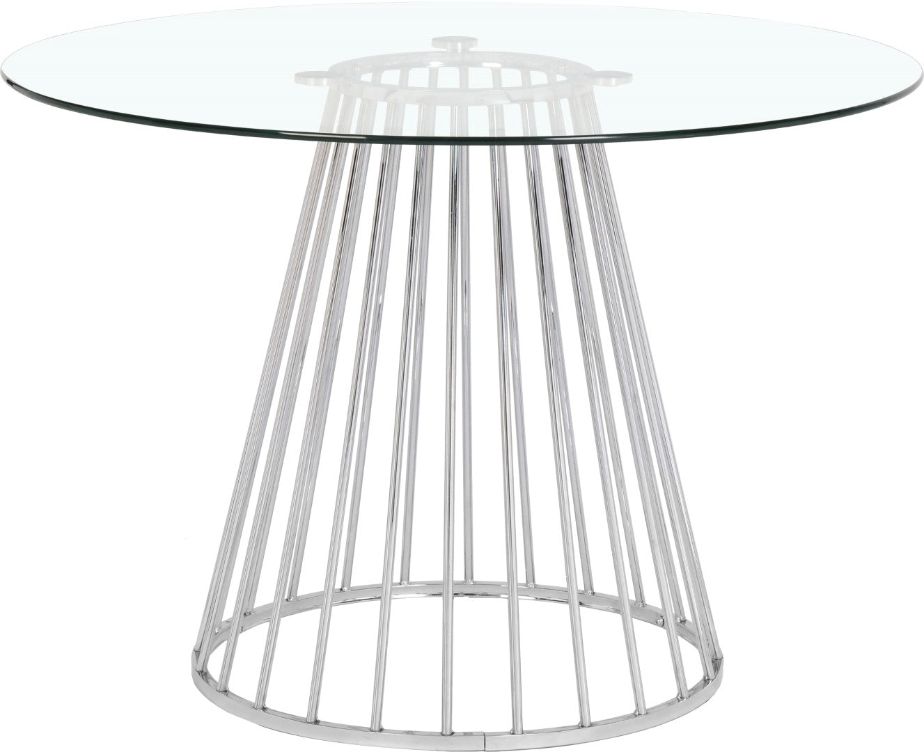 Gio Round Glass Dining Table - Thumbnail 2