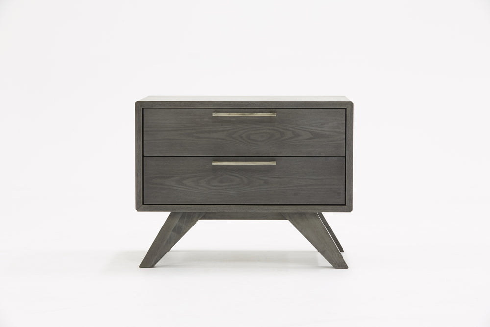 VIG Furniture Nova Domus Soria Modern Grey Wash Nightstand VGMABR-32-NS-GRY