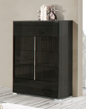VIG Furniture Modrest Ari - Modern Grey Lacquer Chest VGACARI-CHEST