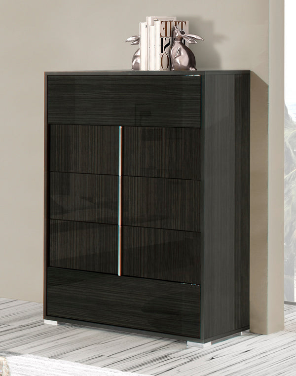 VIG Furniture Modrest Ari - Modern Grey Lacquer Chest VGACARI-CHEST