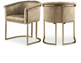Tierra Velvet Contemporary Dining Chair