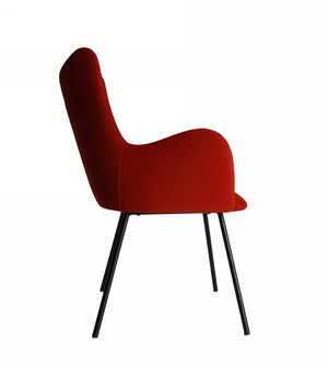 VIG Furniture Modrest Judith - Modern Red Dining Chair VGEU-MC-9281CH-A