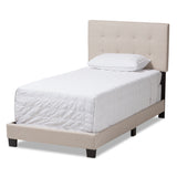 Brookefield Modern Contemporary Fabric Twin Size Bed