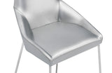 VIG Furniture Modrest Sarah Modern Pearl Grey Leatherette Dining Chair (Set of 2) VGZAY917-PRL