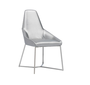 VIG Furniture Modrest Sarah Modern Pearl Grey Leatherette Dining Chair (Set of 2) VGZAY917-PRL