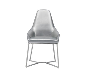 VIG Furniture Modrest Sarah Modern Pearl Grey Leatherette Dining Chair (Set of 2) VGZAY917-PRL