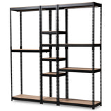 Gavin Modern Contemporary Metal 10-Shelf Closet Storage Racking Organizer