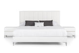 VIG Furniture Nova Domus Angela - Queen Italian White Eco Leather Bed VGACANGELA-BED-Q