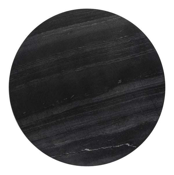 Zuo Modern Taj Marble, MDF, Iron, Aluminum Modern Commercial Grade Dining Table Black, Gold Marble, MDF, Iron, Aluminum