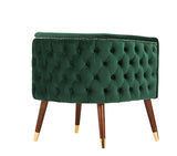 VIG Furniture Modrest Bethel Modern Green Velvet Accent Chair VGRH-RHS-AC-502-B-GRN