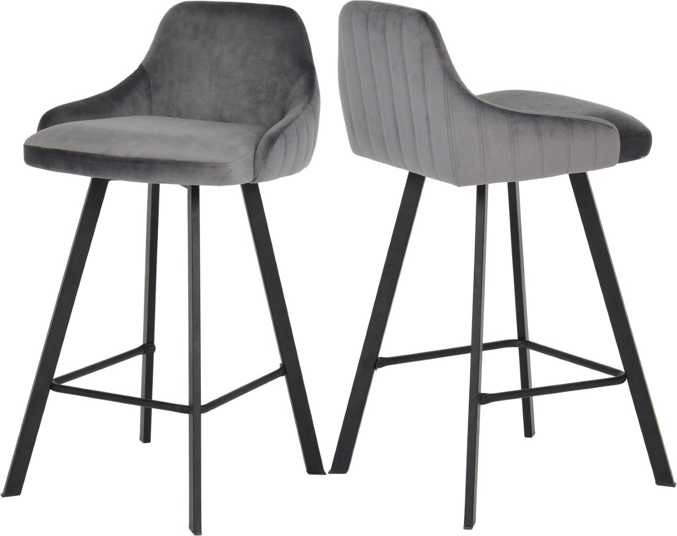 Viviene Contemporary Counter Height Stool Set of 2