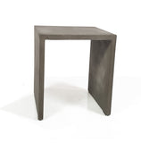 Modrest Creede - Modern Grey Concrete End Table