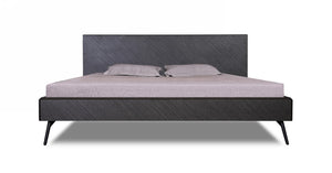 VIG Furniture Modrest Gaige - Eastern King Modern Grey Elm Bed  VGBB-MA1907-GRY-EK