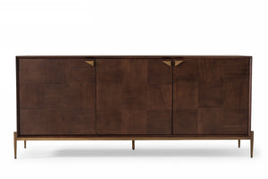 VIG Furniture Modrest Shane - Modern Acacia & Brass Buffet VGNX-MEMPHIS-20178-ORG