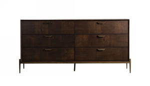 VIG Furniture Modrest Shane - Modern Acacia & Brass Dresser VGNX-MEMPHIS-20180